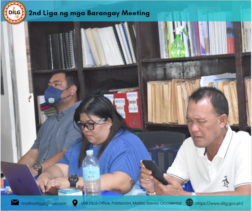 Nd Liga Ng Mga Barangay Meeting The Local Government Unit Of Malita